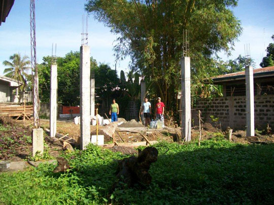 New Mindanao AHAN Learning Center construction site.
