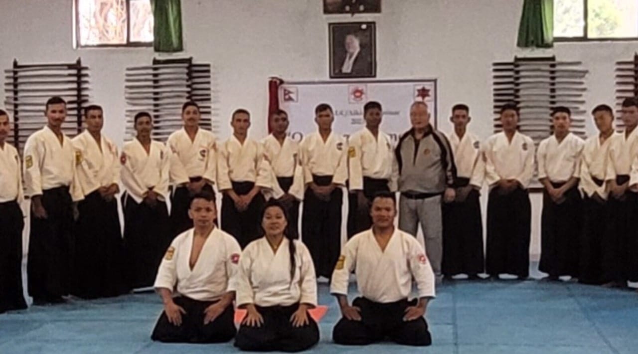 Nepal Army Aikido Instructor Candidate Training March 2023
