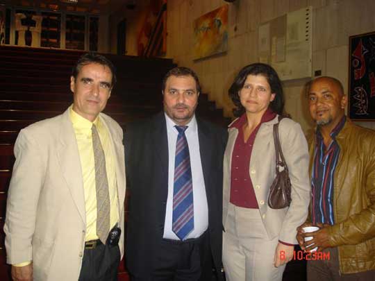 From left; Luc Leoni Sensei, Congressman Romeu Tuma,  AHAN lawyer Patricia Cavalieri and Walmir Miranda (Nippon Kan Sao Paolo).