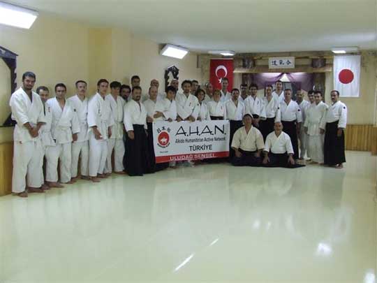 With Ankara dojo students.