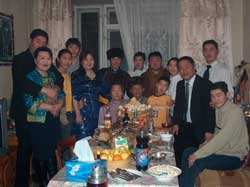 Nippon Kan Mongolia staff Bold Tumenjargl’s family home.