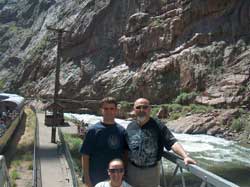 With Scott at the Royal Gorge.