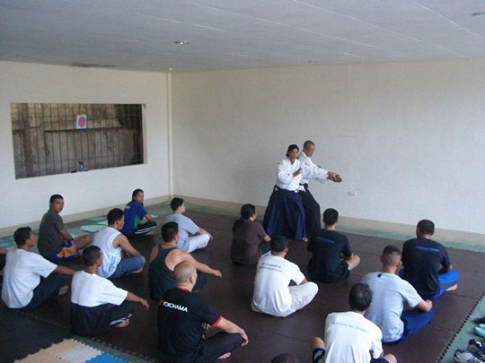 Aikido training for MSU security guard personnel